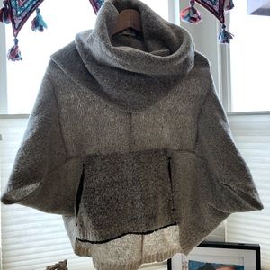 Anthropologie dolman sleeve cowl neck sweater